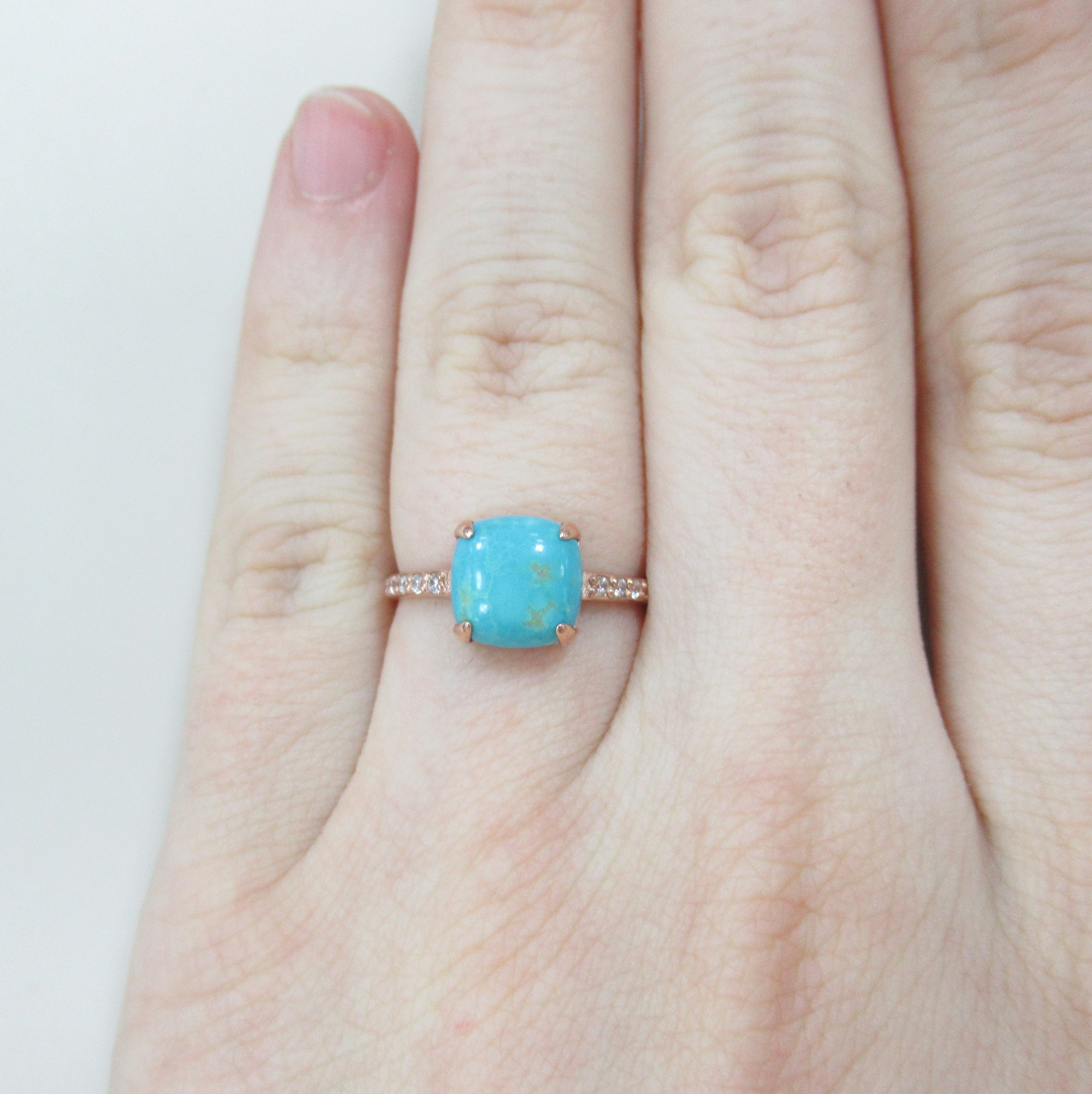 Серебряное кольцо с бирюзой